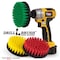 Drill Brush Power Scrubber By Useful Products 7 in W 5 in L Brush, Variety 5in-S-GRY-QC-DB - alternate 2